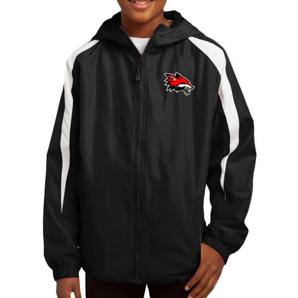 YOUTH Yorkville Foxes Fleece Lined Colorblock Jacket Thumbnail